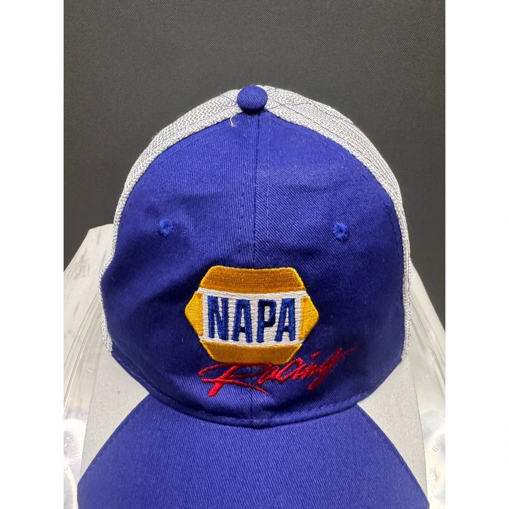 NAPA Racing Trucker Hat Unisex Blue‎ White Hendrick Motorsports Adjustable OSFM